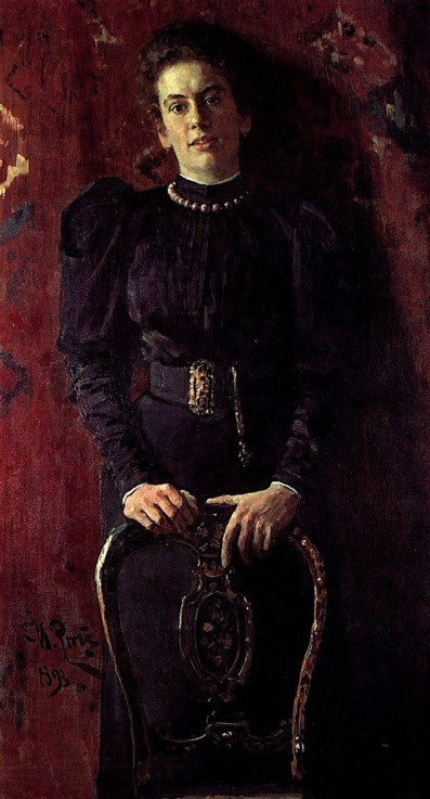 Portrait of Tatyana Sukhotina-Tolstaya from Ilja Efimowitsch Repin