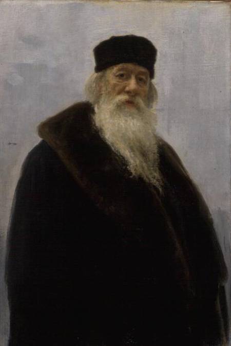 Portrait of Vladimir Vasil'evich Stasov (1824-1906) from Ilja Efimowitsch Repin