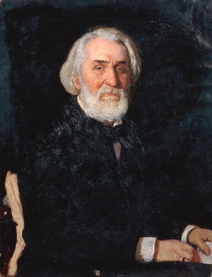 Portrait of Ivan S. Turgenev (1818-83)