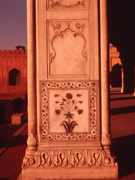 Detail from a column from Indian School