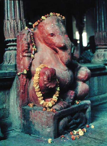 The elephant god, Ganesh from Indian School