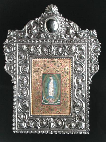 Miniature of The Virgin of Guadalupe from Indian School