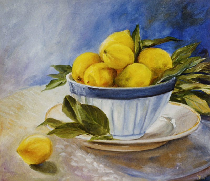Zitronen in einer Schale from Ingeborg Kuhn