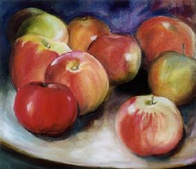 Komposition aus Äpfeln