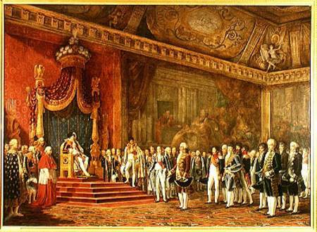 Napoleon (1769-1821) Receiving the Delegation from the Roman Senate from Innocent Louis Goubaud