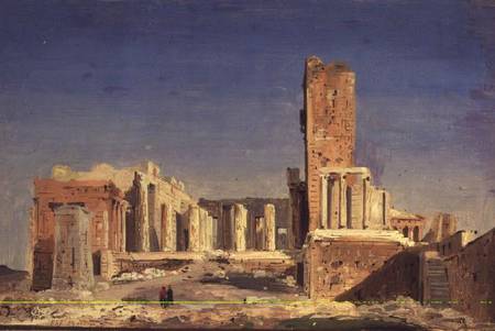 The Acropolis from Ippolito Caffi