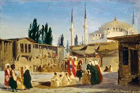 The Slave's Bazaar, Constantinople