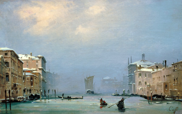 Venedig, Canal Grande / Gem.v.Caffi from Ippolito Caffi