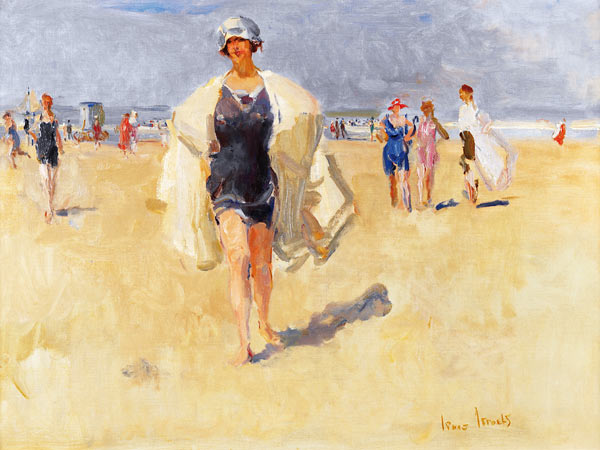 Lady on the Beach at Viareggio from Isaac Israels