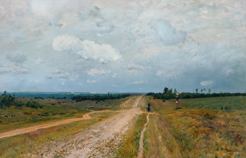 The Vladimirka Road from Isaak Iljitsch Lewitan