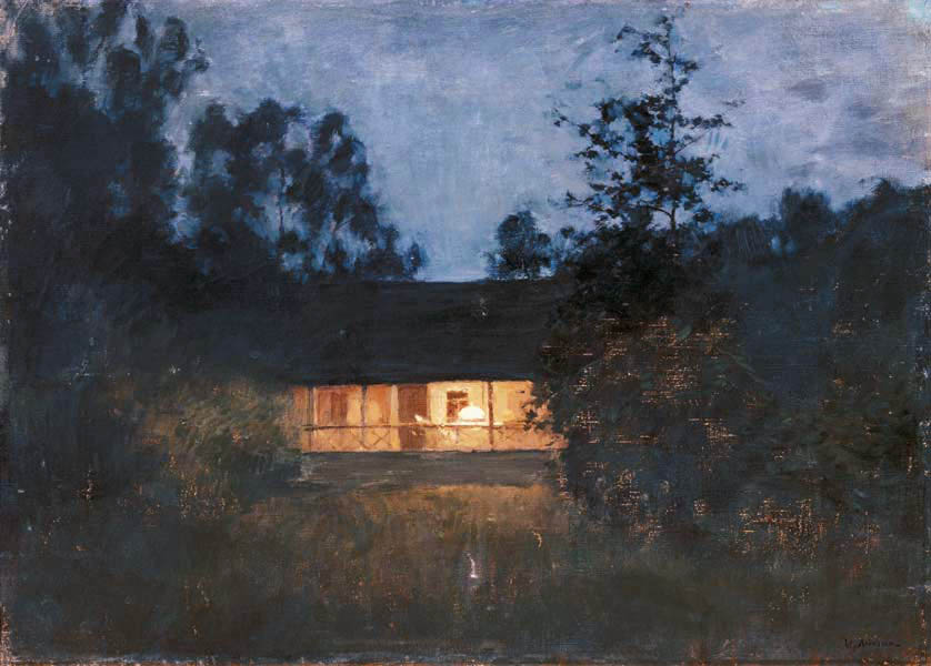 Country house at the twilight from Isaak Iljitsch Lewitan