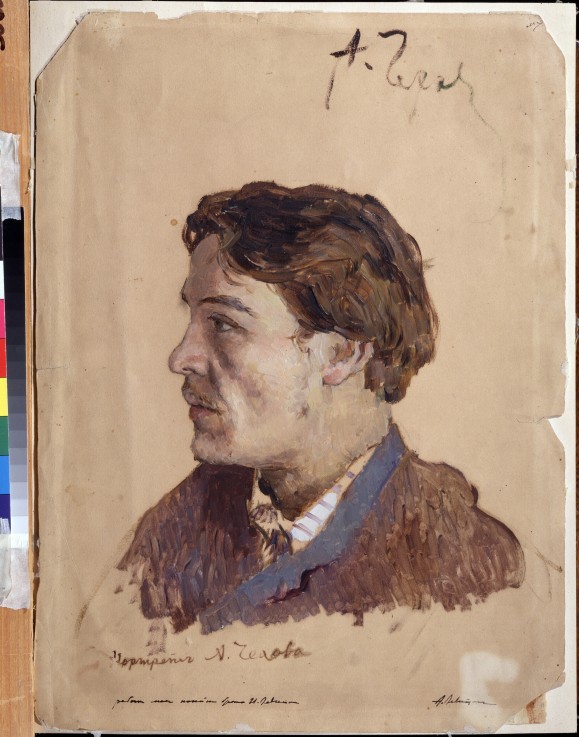 Portrait of the author Anton Chekhov (1860-1904) from Isaak Iljitsch Lewitan