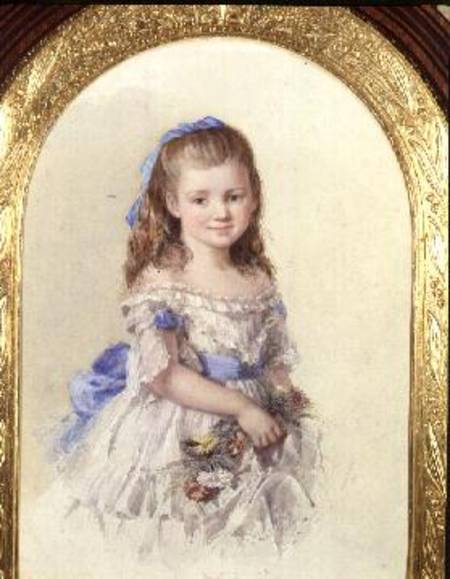 Portrait of Winifred Mary Bombass, aged ten from Isabel Oakley Naftel