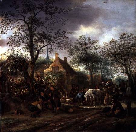 Travellers at an Inn from Isack van Ostade