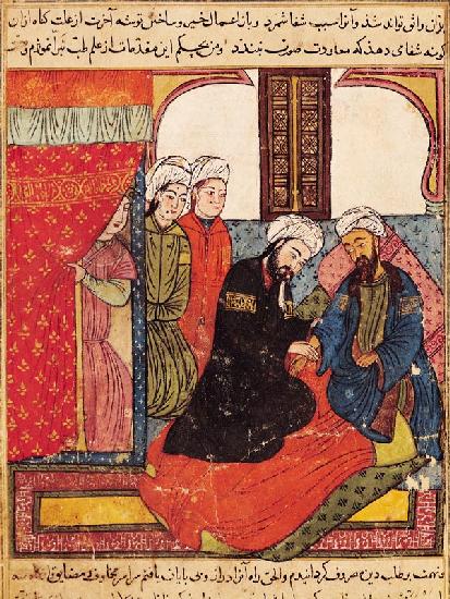 F.111 A Medical Consultation, from 'The Book of Kalila and Dimna' from 'The Fables of Bidpay'