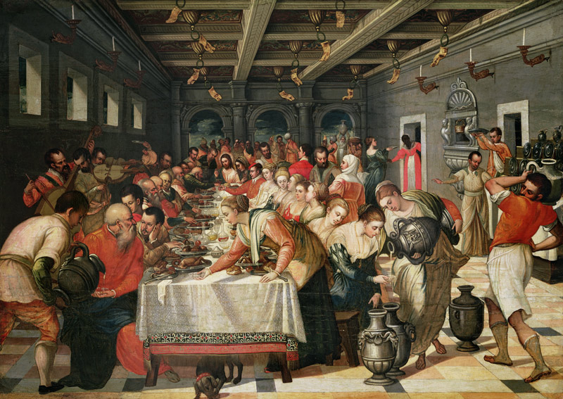 The Marriage at Cana from Scuola pittorica italiana