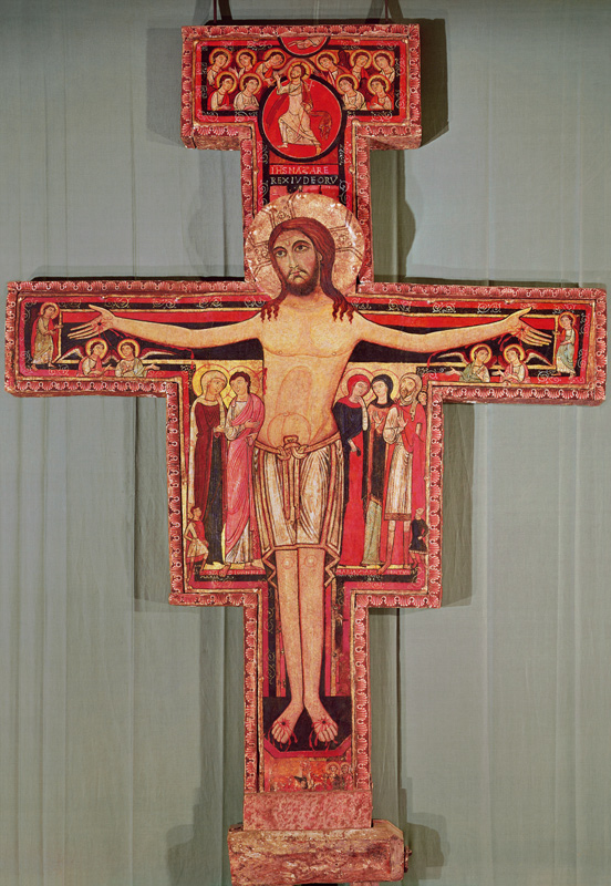 The Crucifix of St. Damian from Scuola pittorica italiana