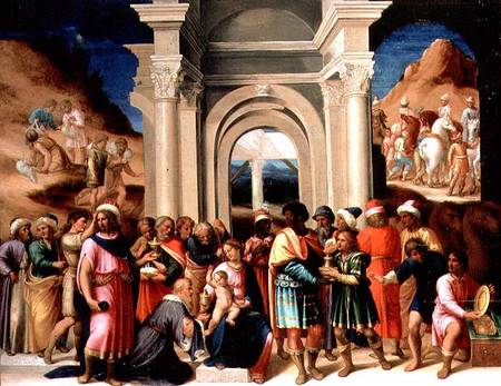 The Adoration of the Magi from Scuola pittorica italiana