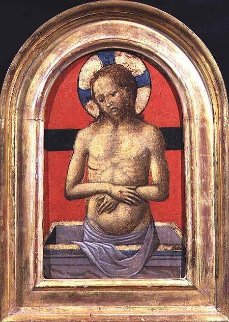 Christ, centre of a triptych from Scuola pittorica italiana