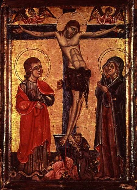 The Crucifixion from Scuola pittorica italiana