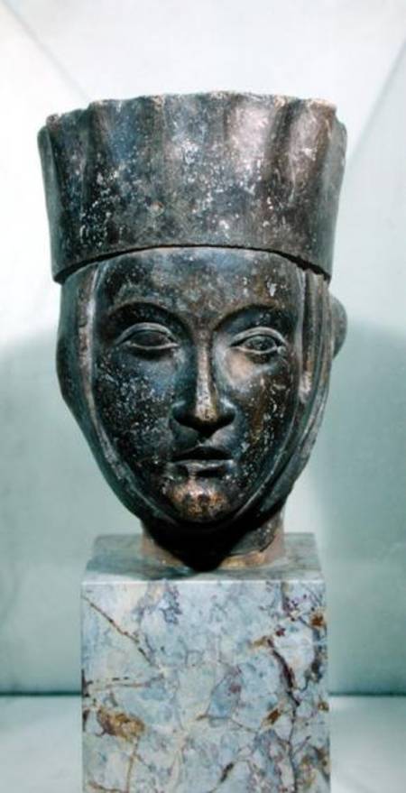 Head of a Woman with a Hat from Scuola pittorica italiana