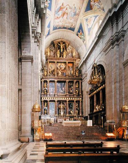 The High Altar in the Basilica (photo) from Scuola pittorica italiana