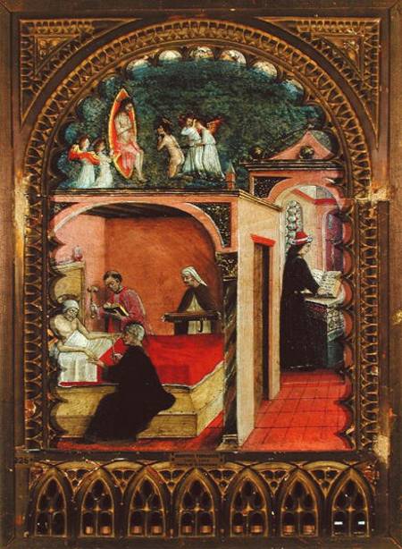 St. Jerome in his Cell and the Dream of St. Jerome from Scuola pittorica italiana