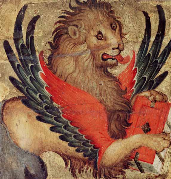 The Lion of St. Mark from Scuola pittorica italiana