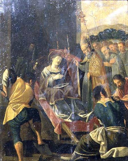St. Lucy (panel) from Scuola pittorica italiana