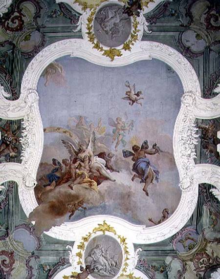 Mythological Scene with the Zodiac from Scuola pittorica italiana