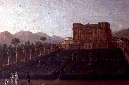 Painting of the Villa from Scuola pittorica italiana