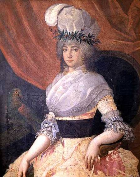 Portrait of Elizabeth Sophie Ghibellini from Scuola pittorica italiana