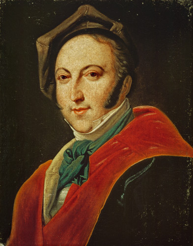 Portrait of Gioacchino Rossini (1792-1868) from Scuola pittorica italiana