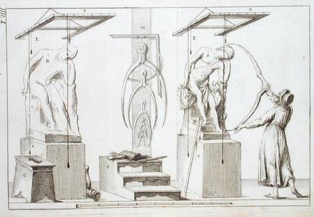 A Sculptor's Studio from Scuola pittorica italiana