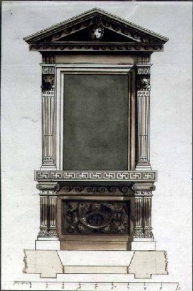 Design for a Console Table and Overmirror