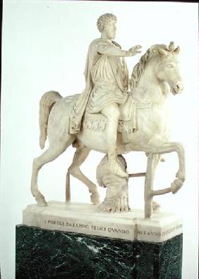 Equestrian statue of Marcus Aurelius (AD 121-180)