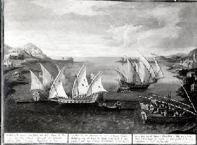 Incident off Patras between the Venetian Captain Ivanovich da Dabrota and the Turkish Pirate Barbaro