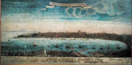 View of Constantinople from Scuola pittorica italiana