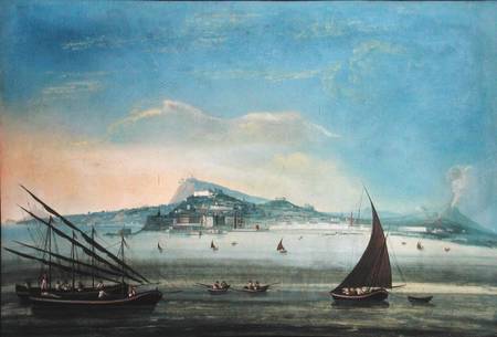 View of Naples from Scuola pittorica italiana