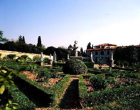 View of the Italian Garden, Villa di Castello (photo)