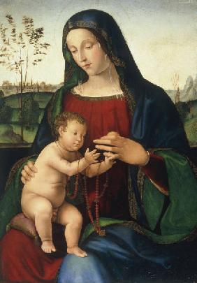 Maria mit Kind / Italienisch 15.Jh.