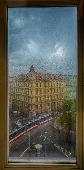 Ein Fenster in Prag