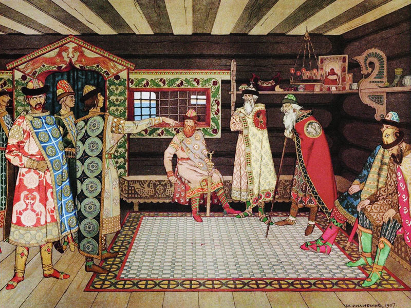 Meeting of the Kyivan Princes from Ivan Jakovlevich Bilibin