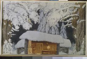 Stage design for the theatre play Military commander Suvorov