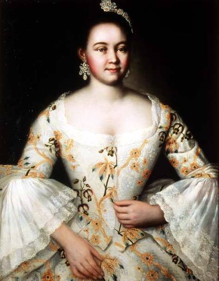 Portrait of the wife of Mikhail Yakovlev from Ivan Yakovlevich Vishnyakov