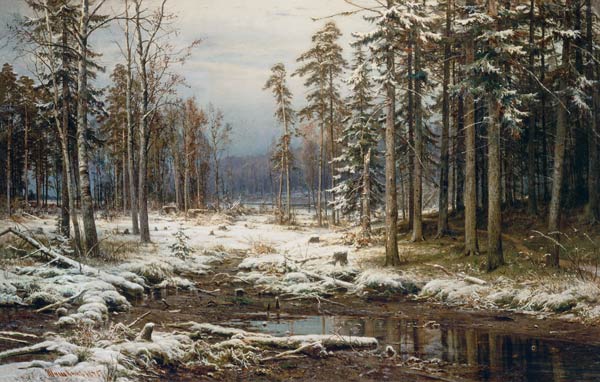 Erster Schnee from Iwan Iwanowitsch Schischkin