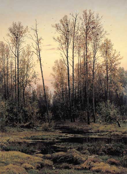 Shishkin / Forest in Spring / Painting from Iwan Iwanowitsch Schischkin