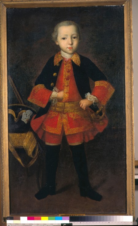 Portrait of Prince Fyodor Nikolayevich Golitsyn (1751-1827) as Child from Iwan Jakowlewitsch Wischnjakow