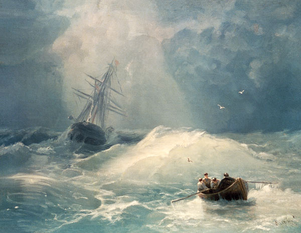 Stormy day from Iwan Konstantinowitsch Aiwasowski