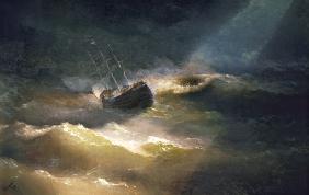 Ship in Storm